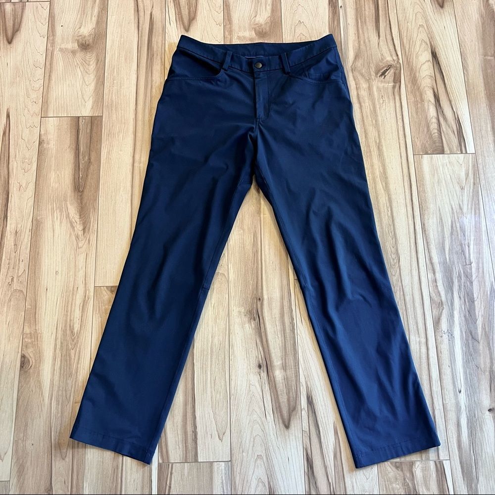 Lululemon ABC Pant Slim 34x32" - Navy Blue - Picture 7 of 11